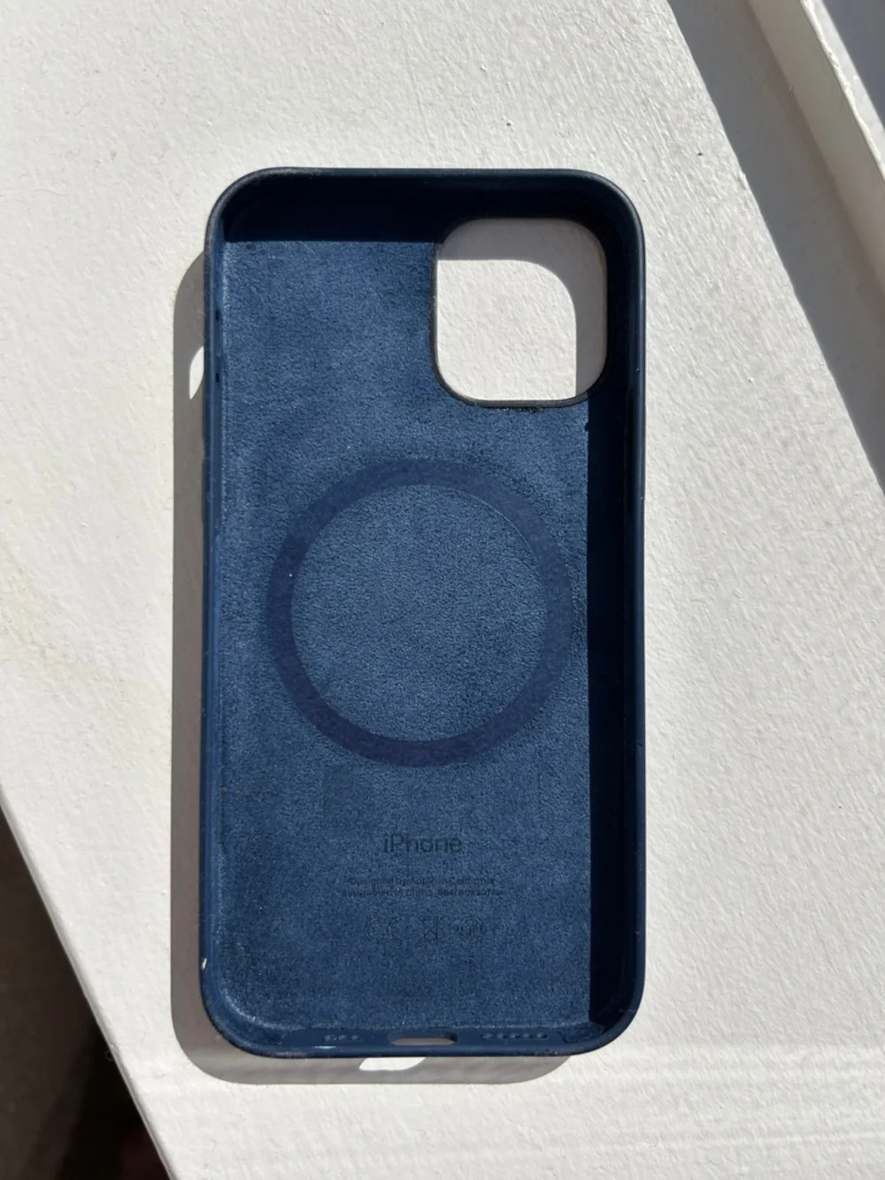 Apple Silicone iPhone Case - Deep Blue